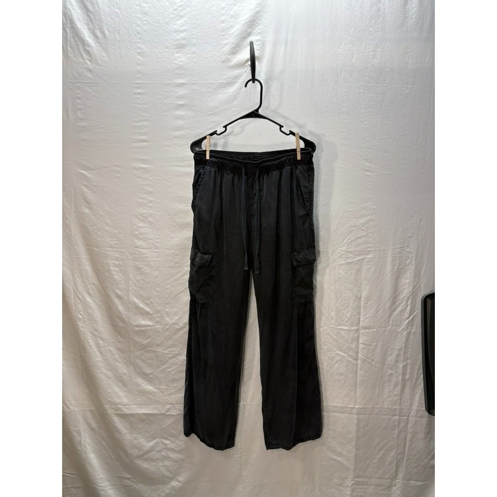 Sanctuary Social Standard Black Cargo Pants Pull On Lightweight Women L